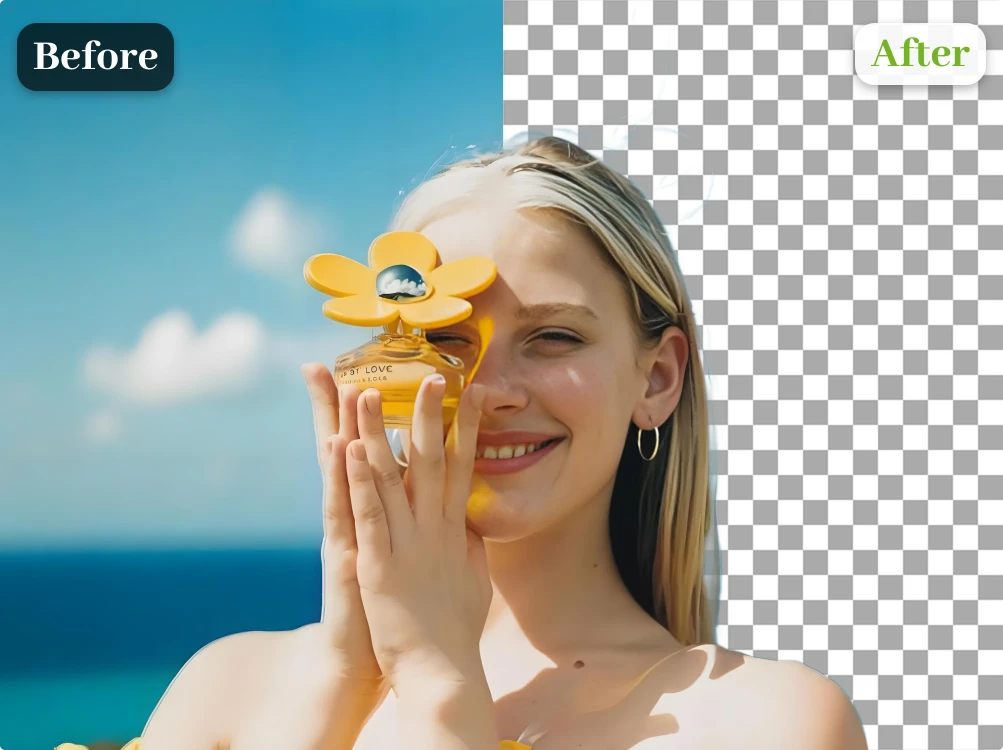 Private Image Processing background remover preview
